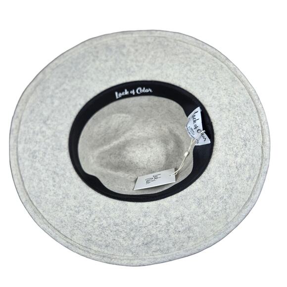 Lack of Color The Mack Womens Medium NEW Speckled Gray Soft Wool Tall Wide Brim main image 8